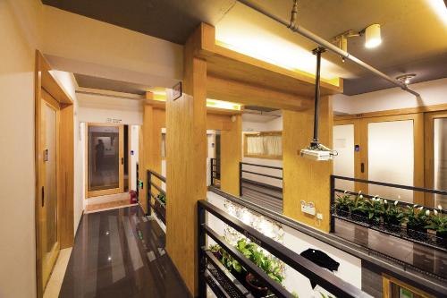 Cuisine ou kitchenette dans l'établissement Beijing Pagoda Light International Youth Hostel