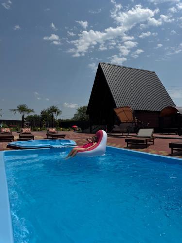 Ảnh trong thư viện ảnh của Cottage Hamaki Pool & Spa - Bazaleti Lake ở Chanadirtkari