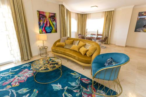 Et opholdsområde på Premium Villa pool and beach