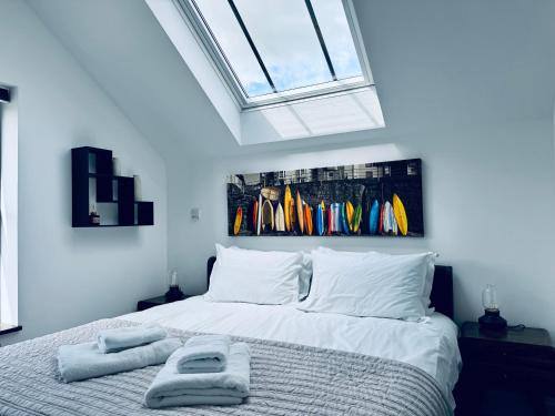 Uno in the City - Luxury Serviced Accommodationにあるベッド