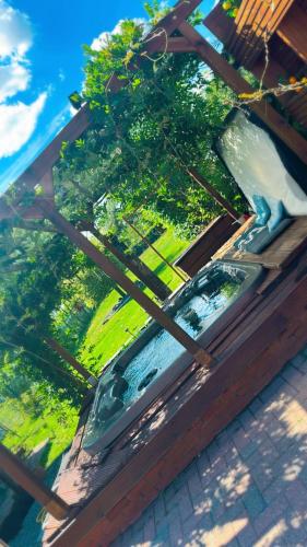 a view from the inside of a window of a house at Tubize in Tubize