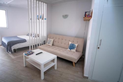 Postel nebo postele na pokoji v ubytování Costa Libertad, Mesa del mar