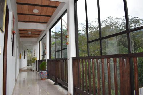 Un balcón o terraza de hotel bocas del cauca