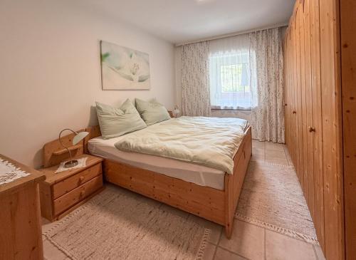 Postel nebo postele na pokoji v ubytování Haus Forsthuber