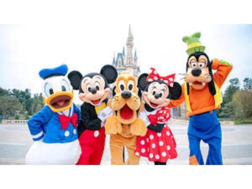 a group of mario and mickeys dressed up in costumes at R Hotel - Vacation STAY 19207 in Chiba