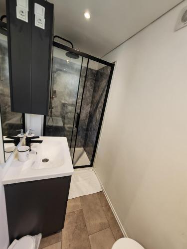 Ένα μπάνιο στο Sea view Bellora by Vellaris, Luxury Mobile Home