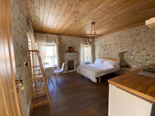 Postel nebo postele na pokoji v ubytování Papu's Villa