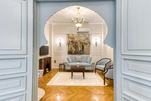 Posezení v ubytování 2BD DownTowen Khan Al-Andalus