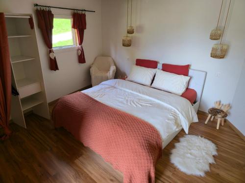 Postel nebo postele na pokoji v ubytování Apartment 10 minutes from Verbier