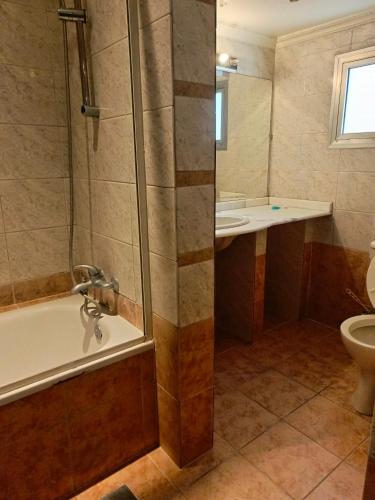 Koupelna v ubytování Edward v hotel