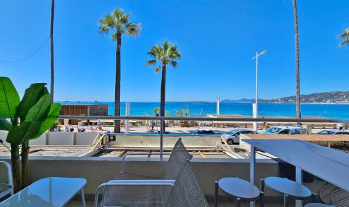 Deux pièces cosy, front de mer, terrasse et 2 SdB