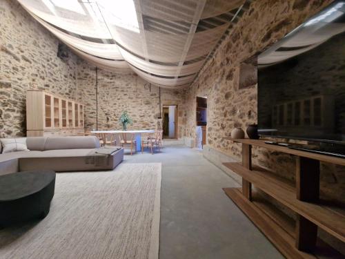 Ένα ή περισσότερα κρεβάτια σε δωμάτιο στο Finca As Roeles Caión