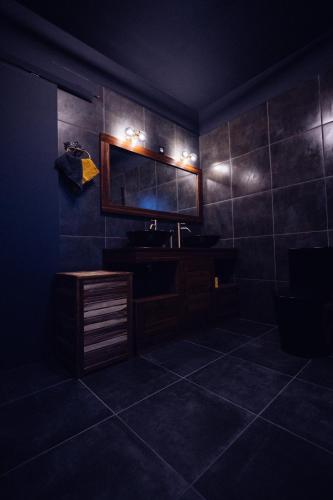 Koupelna v ubytování Lov'appart