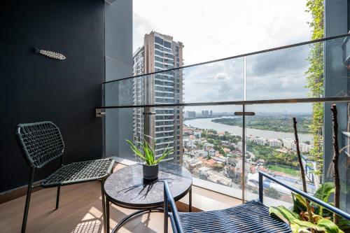 Μπαλκόνι ή βεράντα στο Lumiere Riverside - Raymond Holm - Luxurious 5-star apartment