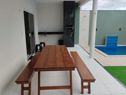 Πισίνα στο ή κοντά στο Casa Praiamar Camocim