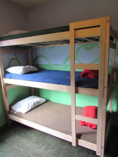 Katil atau katil-katil dalam bilik di Jamboo Saqua Hostel