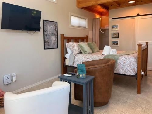 Μια τηλεόραση ή/και κέντρο ψυχαγωγίας στο #BoiseBnB Bird House