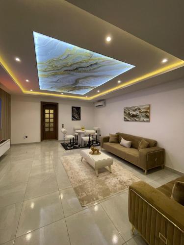 Zona de estar de Sky Haven Apartment