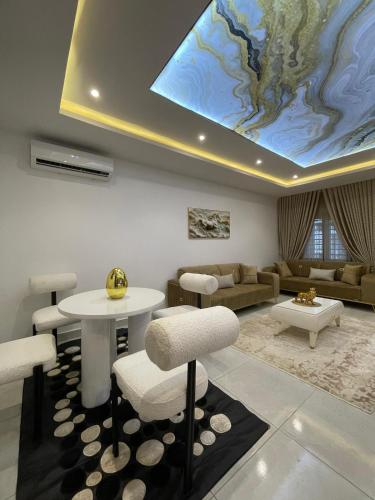 Zona de estar de Sky Haven Apartment