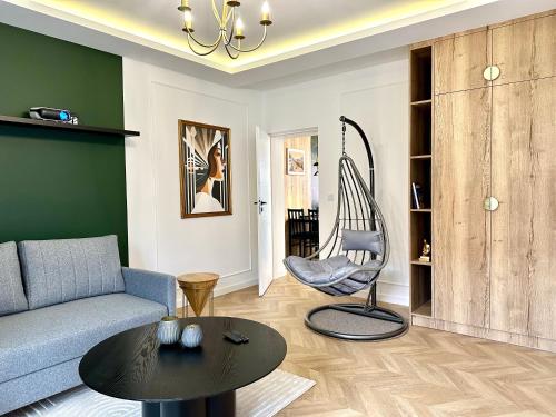 Posezení v ubytování Apartament Filmowy za Ratuszem