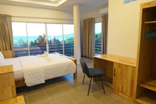 Postel nebo postele na pokoji v ubytování Sok Heng Guesthouse