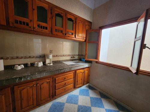 Kuchyň nebo kuchyňský kout v ubytování Ets koudane