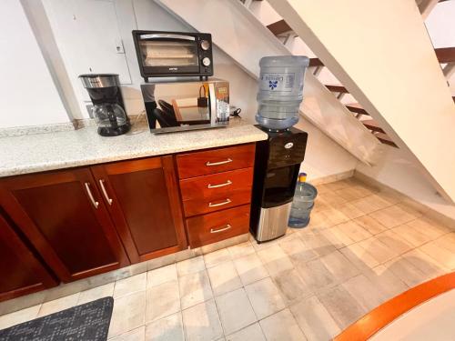 Una cocina o zona de cocina en Luxury Oasis in the Old Town of Panama