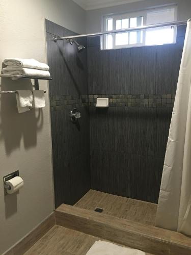 Koupelna v ubytování Town House Motel