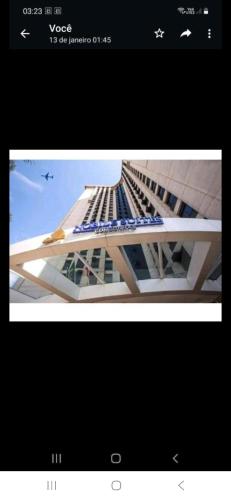 a page of a building with a picture of it at Nobile Congonhas in Sao Paulo