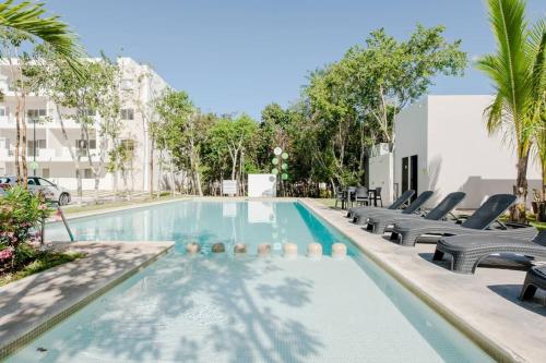 Bazén v ubytování Casa Chavela10 Min Beach, Wifi 500 Mb, Gym, Pools nebo v jeho okolí