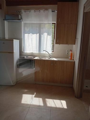 Η κουζίνα ή μικρή κουζίνα στο Mountain View Home Asprogerakata