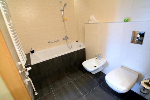 Koupelna v ubytování Laura apartman Velence