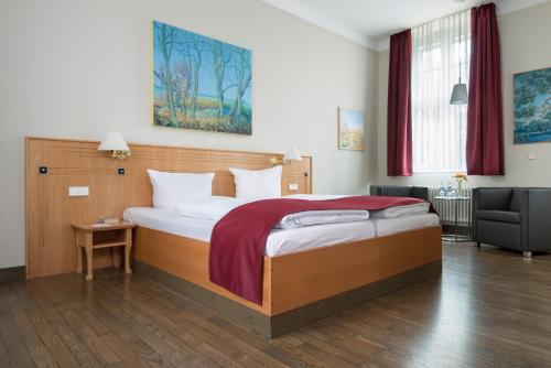 Spa Hotel Amseeにあるベッド