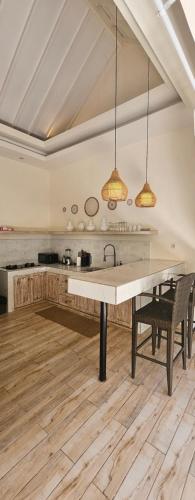 Η κουζίνα ή μικρή κουζίνα στο Villa deluna