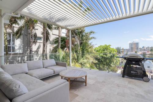 Χώρος καθιστικού στο The Headland-premier Queenscliff Beachview Abode