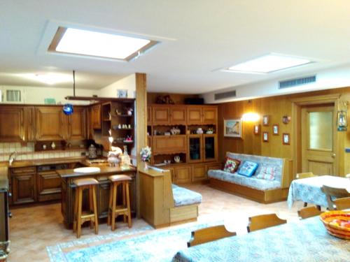 Kuchyň nebo kuchyňský kout v ubytování B&B Casa Bazzanella