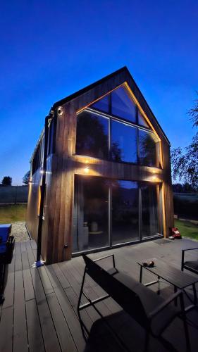 Bygningen som chaletet ligger i