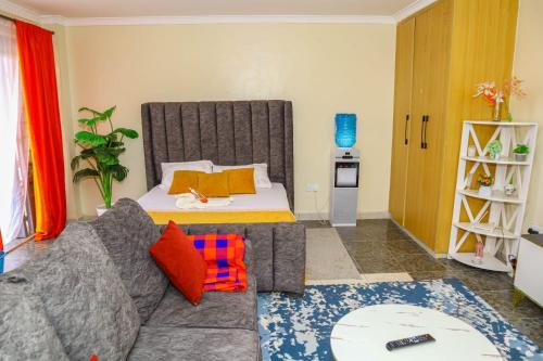Ένα ή περισσότερα κρεβάτια σε δωμάτιο στο TRAN-quil Homes