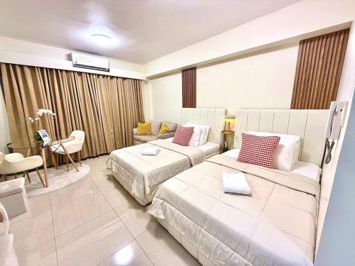 Ένα ή περισσότερα κρεβάτια σε δωμάτιο στο Shore Luxe