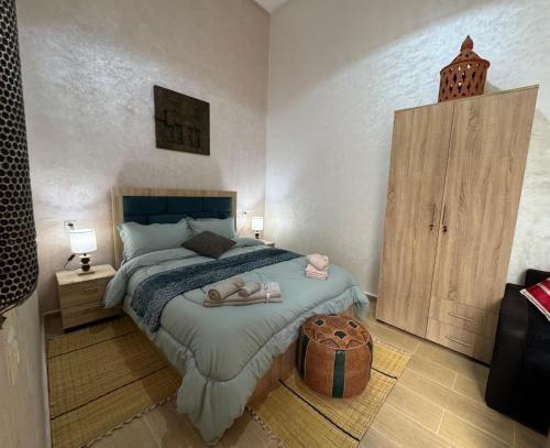 Postel nebo postele na pokoji v ubytování Riad Dar Fassi