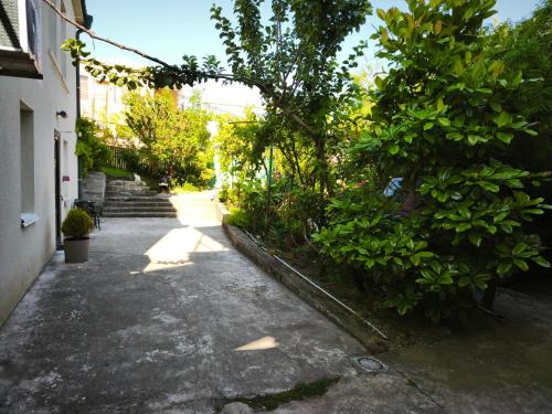 Un jardín fuera de Family Нotel Banuri