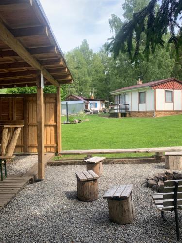 Fotografie z fotogalerie ubytování Retro chatky Hůrka Lipno v destinaci Horní Planá