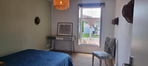 Ένα ή περισσότερα κρεβάτια σε δωμάτιο στο El Patio Villa