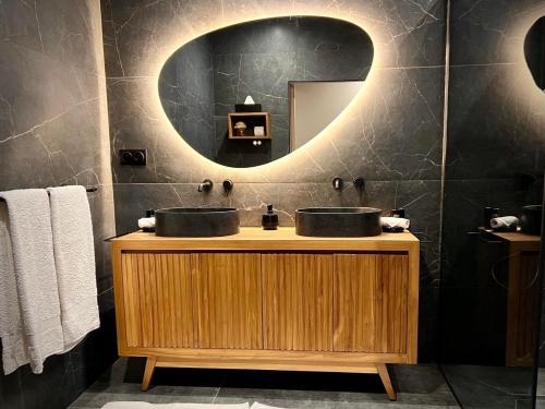 Koupelna v ubytování La Villa des Cannes