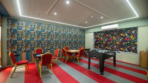 Posezení v ubytování Haldi Kumkum Resort