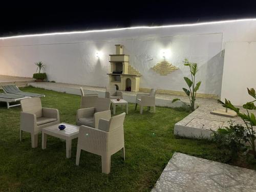 Гостиная зона в Villa bella vita italy hammamet