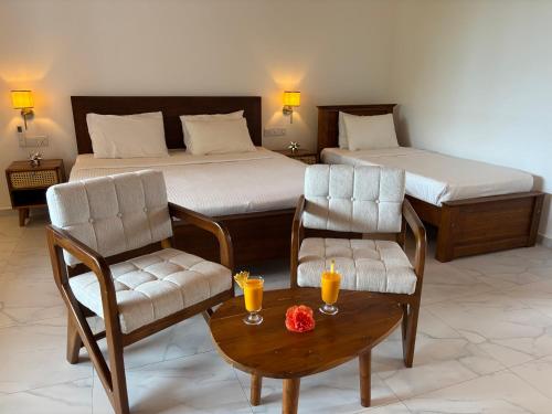 Cama o camas de una habitación en Weligama Ocean Breeze