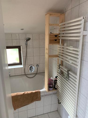 Koupelna v ubytování Gästezimmer Willofs
