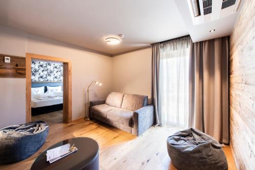 Posezení v ubytování Feel good Resort Johannis