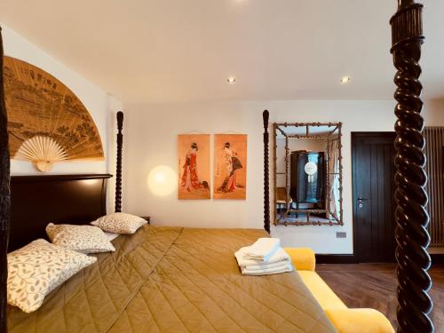 Postel nebo postele na pokoji v ubytování Balancyoga Guesthouse